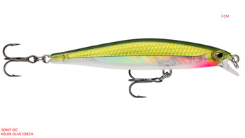 Rapala Shadow Rap 7 cm-Olive Green