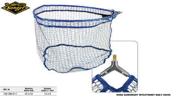 KOSZ GUMOWANY WYCZYNOWY MAŁY 45X55 KONGER