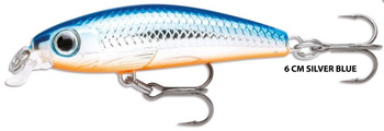 RAPALA ULTRA LIGHT MINNOW 6 cm KOLOR SILVER BLUE