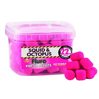 Fluro Pop Up Squid  Octapus Pellets 22mm