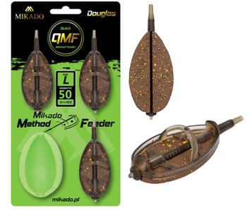 KOSZYCZEK - METHOD FEEDER DOUGLAS Q.M.F. SYSTEM L KOMPLET - 3x50g + FOREMKA