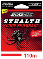 PLECIONKA SPIDERWIRE STEALTH CODE RED BRAID 110M / 33.9KG / 0.30MM RED ROUGE
