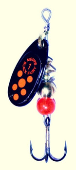 Mepps Comet Black Fury Black/Orange nr.1