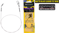 PRZYPON SPININGOWY SPRO MATTE BLACK LEADER 7X7W 33LB 40CM