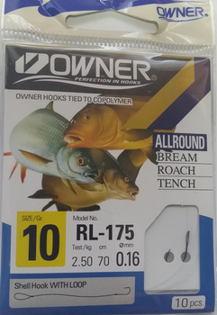 Haczyki z przyponem OWNER HO-RL175-10