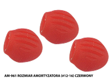Middy stopery do amortyzatora AM-961 (#12-16) czerwony
