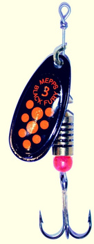 Mepps Comet Black Fury Black/Orange nr.3