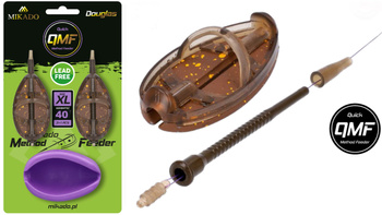 KOSZYCZEK -METHOD FEEDER DOUGLAS Q.M.F. SET XL KOMPLET - 2x40g +FOREMKA