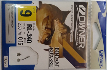 Haczyki z przyponem OWNER HO-RL340-09