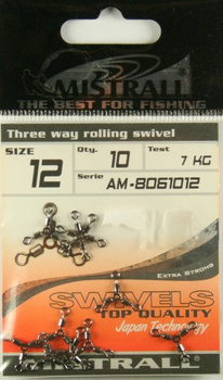 Mistrall krętliki potrójne rozm. 12