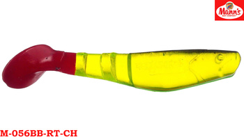 Mann's Predator 70mm Czarny Grzbiet Czerwony Ogon M-056BB-RT-CH