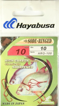 Haczyki Hayabusa rozm 9 Sode Ringed Czerwone