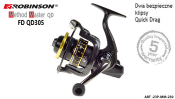 Kołowrotek Robinson Method Feeder Master QD 305