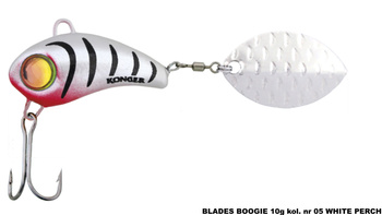 BLADES BOOGIE 10g kol. nr 05 WHITE PERCH KONGER