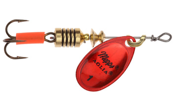 Mepps Aglie Platinum Czerwony nr.1